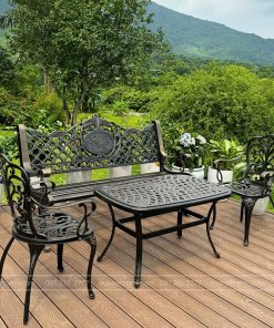 Bộ bàn ghế công viên nhôm đúc CV-06CN