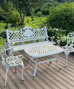 Bộ bàn ghế công viên nhôm đúc CV-06CN (5)