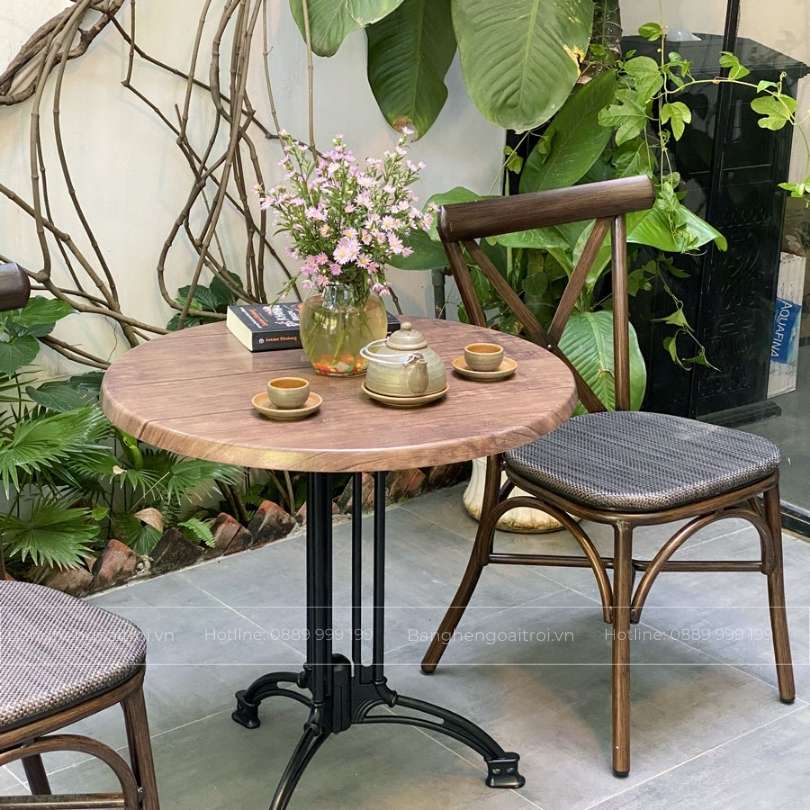 Bộ bàn ghế ban công ngoài trời BC-13 cho chung cư