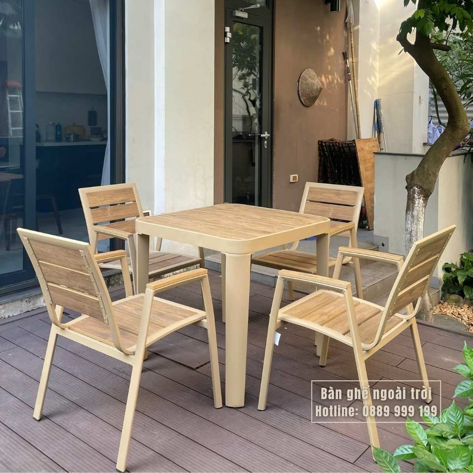 Bộ bàn ghế ngoài trời BC-VB