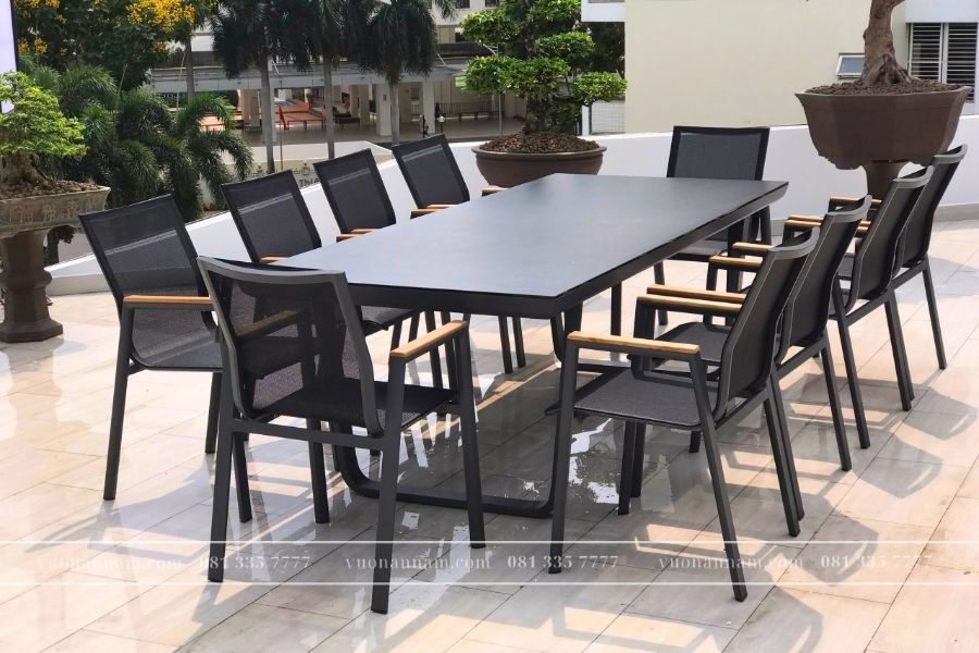 Bộ Bàn Ghế Ngoài Trời BK-2.4M