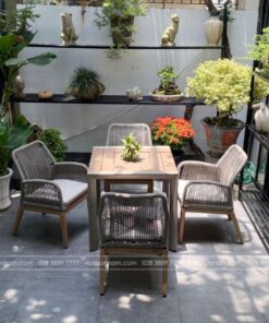Bộ bàn ghế sân vườn cao cấp BR-02VC