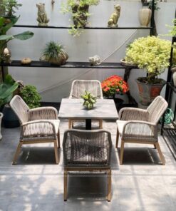 Bộ bàn ghế ngoài trời sân vườn cao cấp BR-02VX