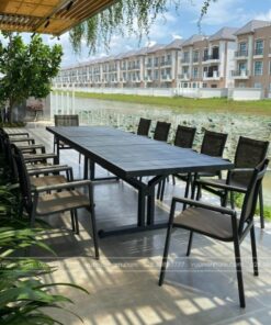 Bộ bàn ghế sân vườn textilene cao cấp BKD-LL