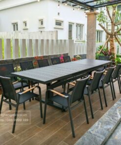 Bộ bàn tiệc ngoài trời Baden