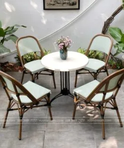 Bộ bàn ghế cafe ngoài trời BTL-GC15X