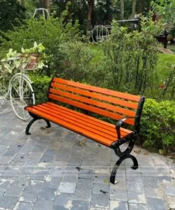 Ghế công viên nan gỗ thông Chile GCV-01