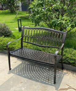 Ghế công viên nhôm đúc sân vườn GCV-05N