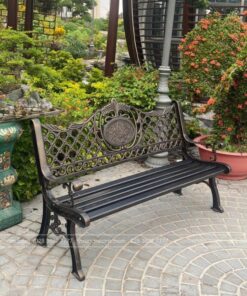 Ghế công viên nhôm đúc ngoài trời GCV-06N