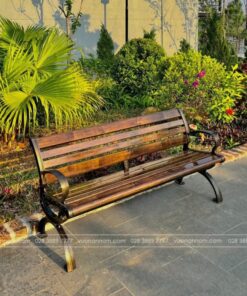 Ghế công viên sân vườn nan nhựa GCV-03