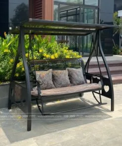 Xích đu nhôm đúc 3 chỗ XD-3CG