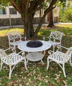 Bộ bàn ghế sân vườn kết hợp nướng đa năng