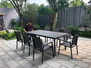 Bộ bàn ghế composite sang trọng