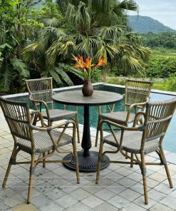 Bộ bàn ghế cafe ngoài trời BCF-GC07