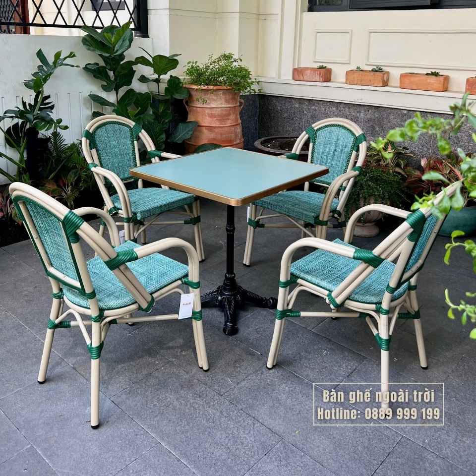 Bộ bàn ghế Cafe ngoài trời BTL-082