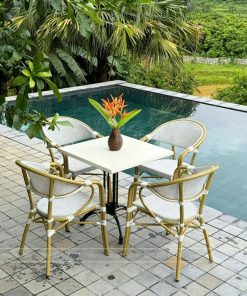 Bộ bàn ghế cafe ngoài trời BTL-GC04