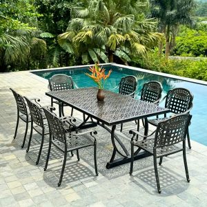 Bộ bàn ghế sân vườn 8 ghế BG04-2.0CNN (2)