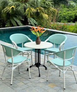 Bộ bàn ghế cafe ngoài trời BTL-GC01X