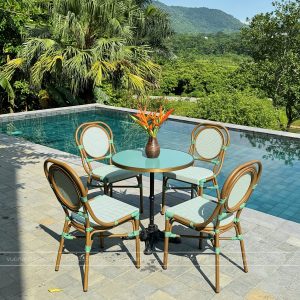Bộ bàn ghế cafe ngoài trời BTL-KT17X (4)