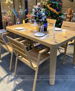 bộ bàn ghế ngoài trời 4 ghế BC-CNB1