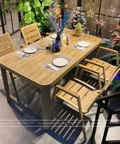 bộ bàn ghế ngoài trời 4 ghế BC-CNB1