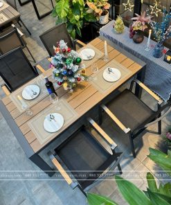 bộ bàn ghế sân vườn tampere 4 ghế BTL-CND