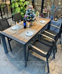 bộ bàn ghế sân vườn tampere 4 ghế BTL-CND