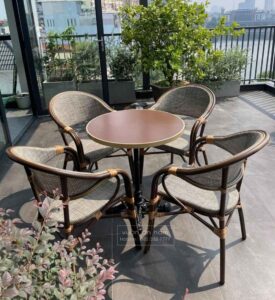 Bàn ghế Ban công phong cách Bistro hiện đại