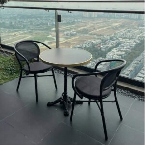 Bồ bàn ghế ngoài trời 2 ghế thư giãn tại không gian ban công