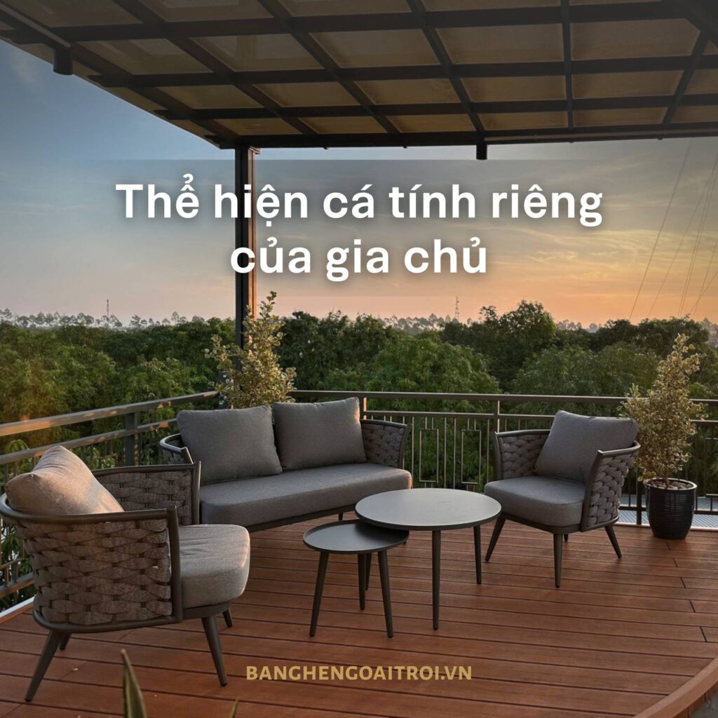 Thể hiện cá tính riêng của gia chủ