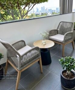 Bộ 2 ghế ban công sofa thư giãn Riviera