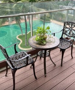 Bộ 2 ghế ban công tân cổ điển Venetia