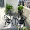 Bộ 4 ghế ban công hoa Tulipe